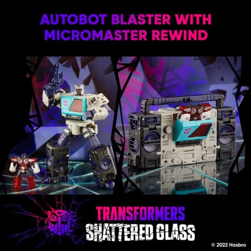 Outlet Transformers Generations Shattered Glass Blaster and Rewind